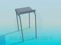 3D Model Bench with a fillet