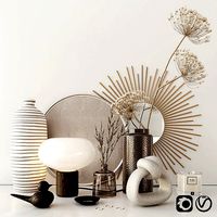 Set with Heracleum