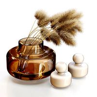 Stylish bouquet with dry spikelets