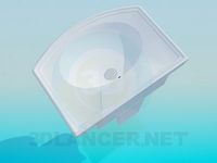 3D Model Wash-stand with boards