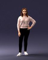 Girl in sweater 1224