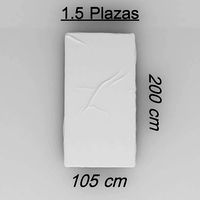 Sabana de cama - 1 5 Plaza - 105 x 200cm - Bed Sheet