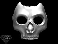 COD MW 2019 Ghost azrael Mask | 3D