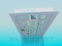 3D Model Door with glass