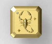 Scorpio Pendant | 3D
