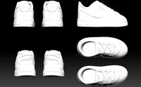 Nike air Force 1 baby shoes for 3d print | 3D