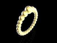 String of Beads Ring | 3D