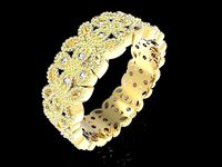 Flower Dots Ring | 3D