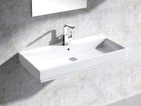 Cube Wall-hung Basin 100 Set