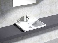 Cube Semi-recessed Basin 60 Set
