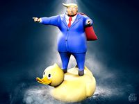 Lame-Duck - Donald Trump for 3D printing | 3D