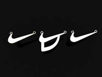 CUTOUT PLATE NIKE STYLE DOGTAG PENDANT | 3D