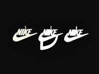NAME PLATE TAG NIKE STYLE DOGTAG PENDANT | 3D