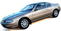1994 Honda Prelude 3d model