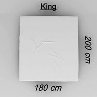 Sabana de cama - King - 180 x 200 - Bed Sheet