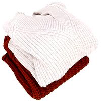 Stack Of Folded Womens Sweaters 011