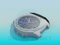 3D Model Wristwatch without strap