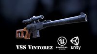 VR - AR VSS Vintorez sniper rifle PBR