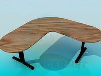 3D Model Angular desk