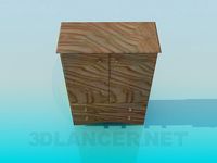 3D Model Wardrobe-chest of drawers