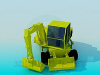 3D Model Excavator