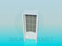 3D Model Door with a deep doorway