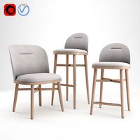 Stellar Works - Bund Dining Chair - Bar Chair  - Bar Chair