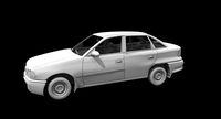 opel astra car 3d model