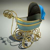 Baby pram retro