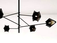Harlow Spoke Chandelier L
