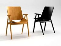 Shell Wood Armchair
