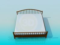 3D Model Wide bed