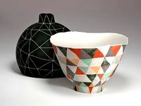 TANIA ROLLOND Vase and Bowl