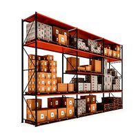 3D Warehouse Rack Model