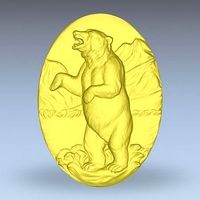 3D STL base-relief sculpture model for CNC  A015