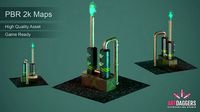 Industrial gases washer - Game Asset