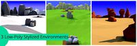 3 Stylized Game Environments