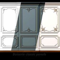 Wall molding 5  Boiserie classic panels