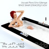 Jacuzzi Aura Uno Wenge 9F43 344A STE4OTQ1VGY