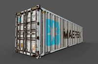 Maersk Dirty Container 40ft