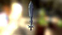 Hand painted sword