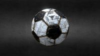 Game-ready shabby classic soccer ball