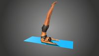 Yoga Pose - Niralamba Sarvangasana I