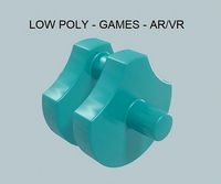 Low Poly Crankshaft