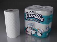 Familia paper towel 4 roll in package 2x2