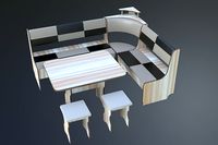 Dining Area corner Sofa01