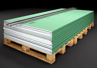 Drywall Sheets with iron profiles - building materials