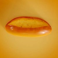 Small baguette bread cartoon