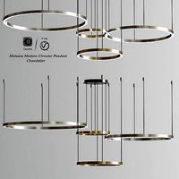 Melania Modern Circular Pendant