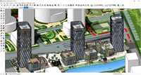 Sketchup 283 - Commerical Complex